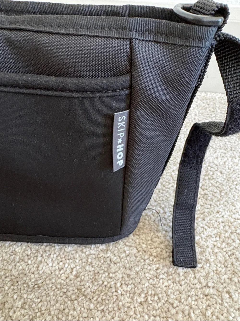 Skip Hop Black Stroller Organizer Bag- LIKE NEW